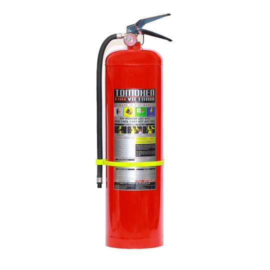 Bình chữa cháy bằng bột ABC 8kg ( Tomoken, có tem kiểm định)