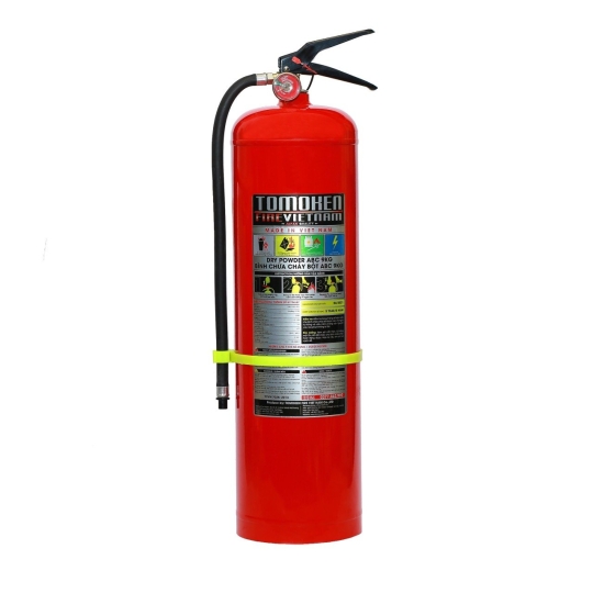 Bình chữa cháy bằng bột ABC 9kg ( Tomoken, có tem kiểm định)